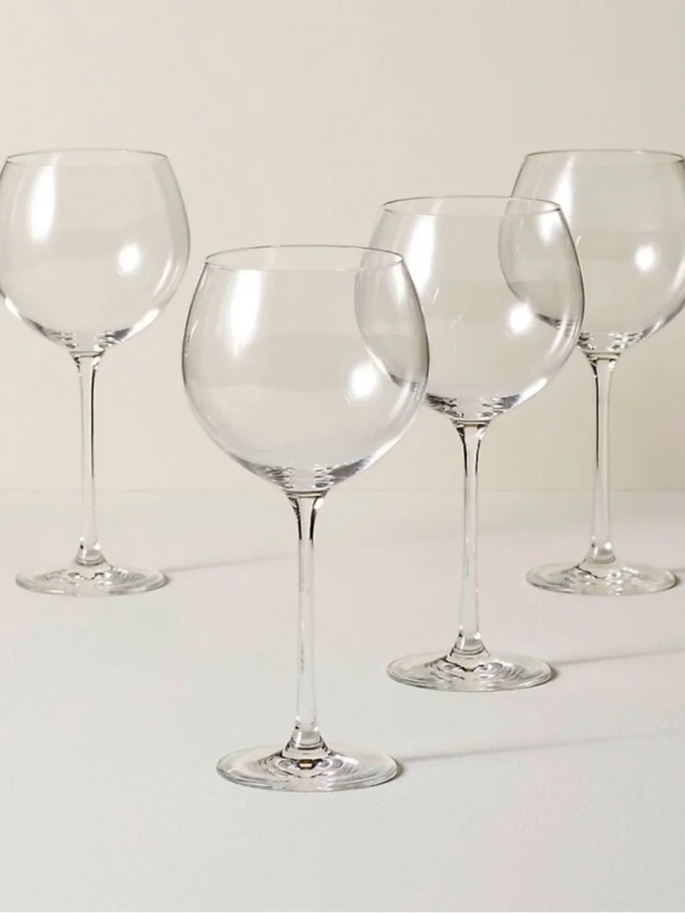 Lenox Clear Balloon Wine Glasses - Set of 4
